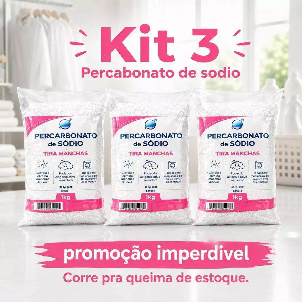 Kit 3 Tira Manchas Definitivo